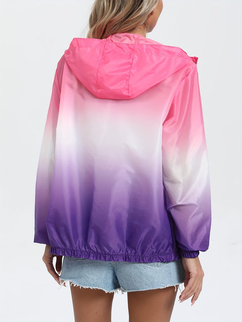 Leichte Kapuzen-Sommerjacke für Damen – Atmungsaktiv und Schutz für Outdoor-Aktivitäten