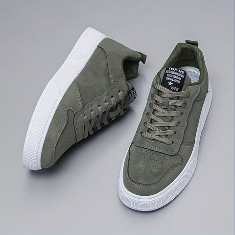 Herren Sneakers mit niedriger Spitze – Komfortabel und langlebig mit weißer PVC-Sohle