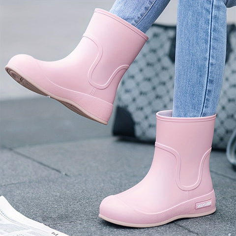 Modische Wasserdichte Gummistiefel für Damen – Perfekt für Gartenarbeit und Abenteuer im Freien