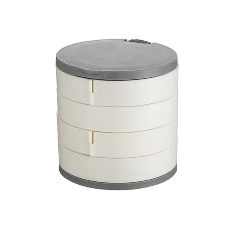 Drehbare Schmuck Aufbewahrungsbox (4 Schichten)
