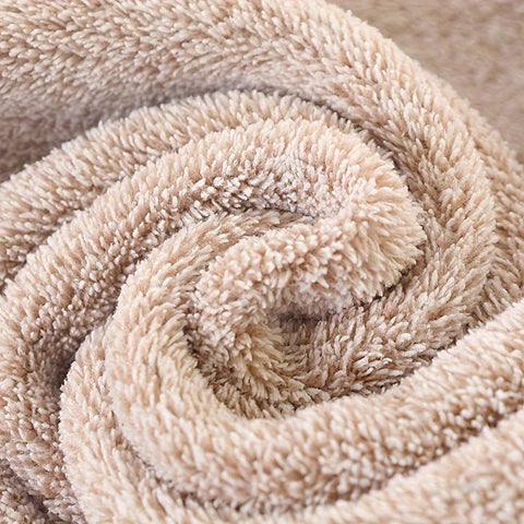 Weiche Korallenvelours Handtuchset – Absorbierend und Schnell Trocknend