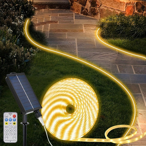 SolarGlow LED Lichterkette – Für kreative Außenbeleuchtung
