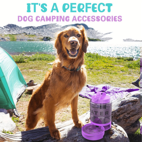 Große Kapazität 74oz Hundewasserflasche – Tragbare Schüssel für Outdoor-Abenteuer