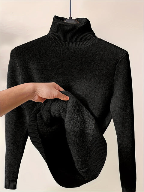 Thermischer Rollkragenpullover - Bequem und Warm für Kalte Tage