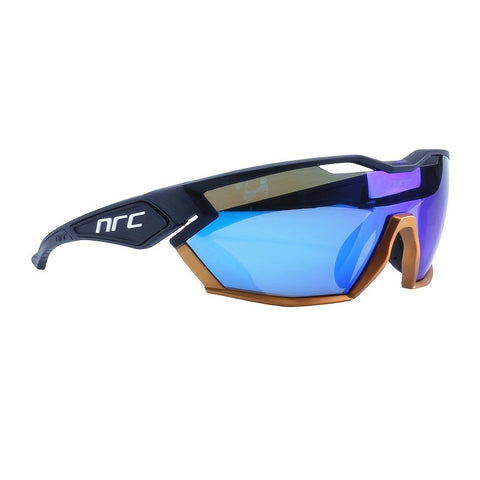Polycarbonat Fahrradbrille mit 3 Gläsern – Winddichte Brille für Radfahren, Laufen und Outdoor-Aktivitäten