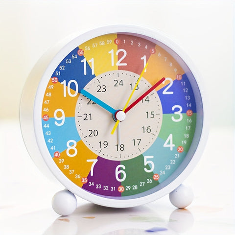 Bildungswecker – Bunte Uhr für Studenten und Kinder
