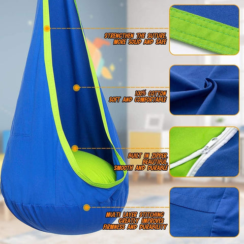 Komfort Swing Hängesessel – Beruhigendes und Verspielt Design