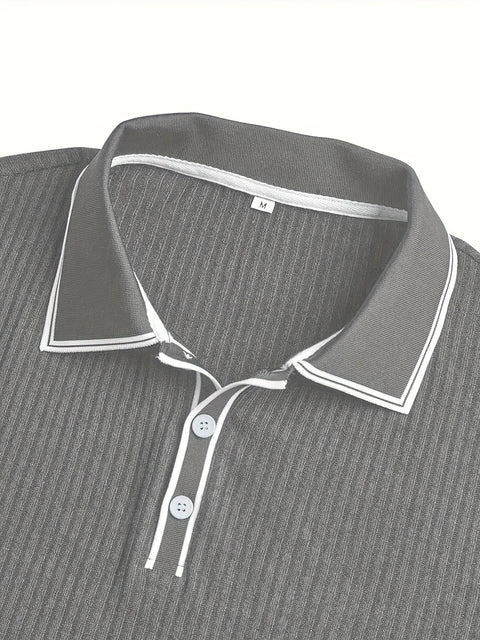 Herren Polo-Shirt mit kurzen Ärmeln – Komfortabel und stilvoll für den Sommer