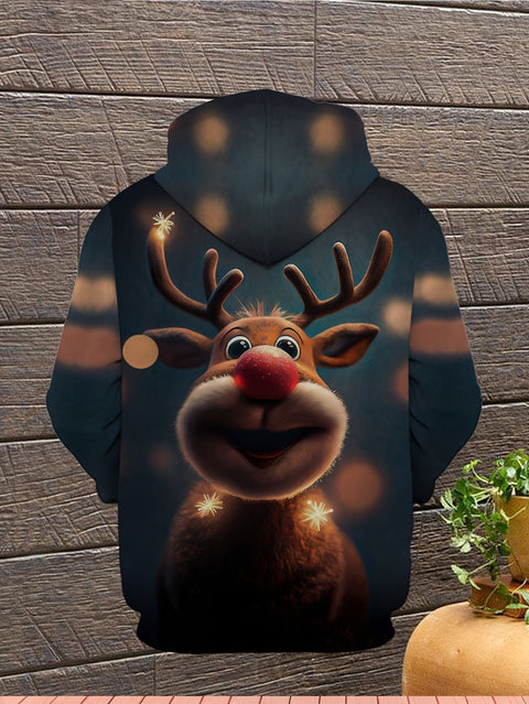 Rudolphs Festlicher Hoodie – Bequem und fröhlich