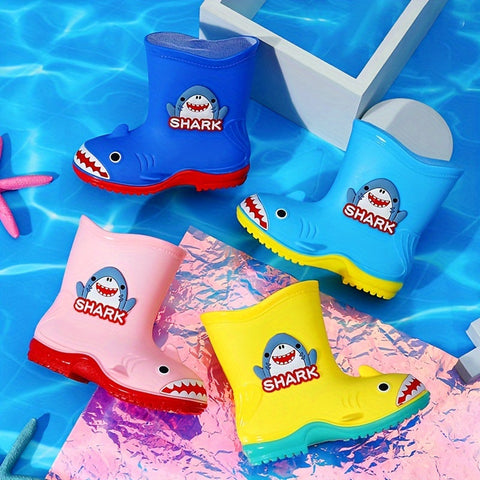 Sharky Regenstiefel für Kinder - Verspielter Wasserdichter Schutz