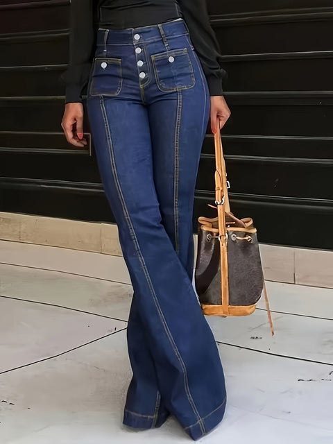 Isabelle Vintage Flared Jeans - Hoch geschnitten für die perfekte Passform