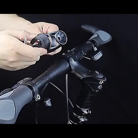Wasserdichte Fahrrad- und Motorrad-Handyhalterung – Lenker-Tasche mit 360° Drehoption