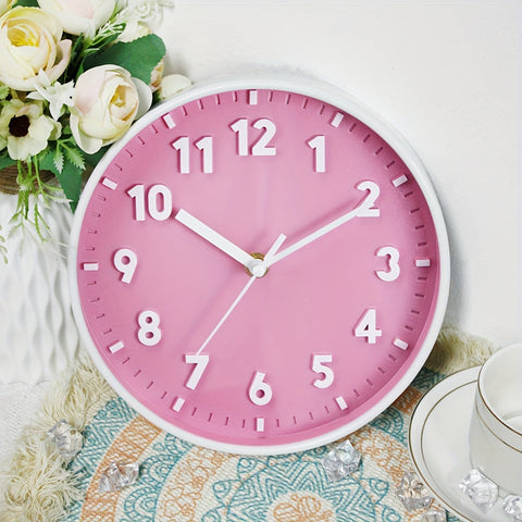 PinkTime Rosa Wanduhr - Modern und Dekorativ für Jeden Raum