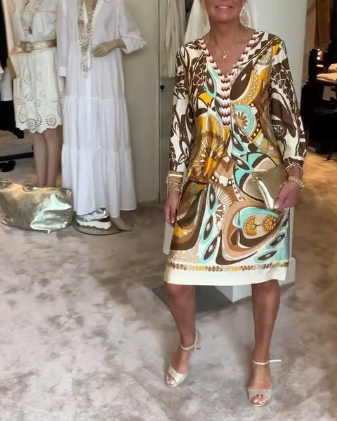 Vintage Vibe Kleid - Elegant und Bequem für Jeden Anlass
