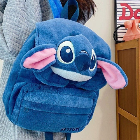 Disney Stitch Plüsch Rucksack für Kinder – Süß und Langlebig für Schule und Alltag