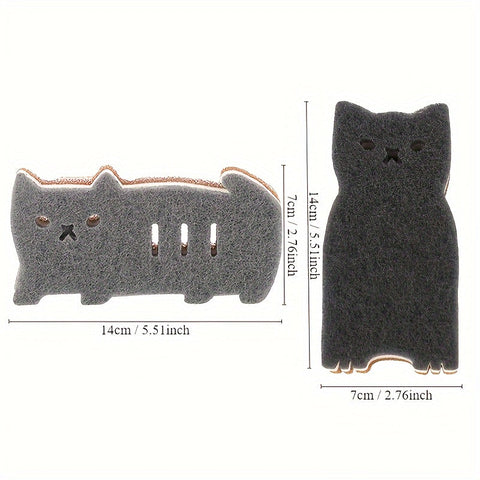 Purrfect Clean Katzen-Schwammset – Nachhaltig, Niedlich und Superfunktional