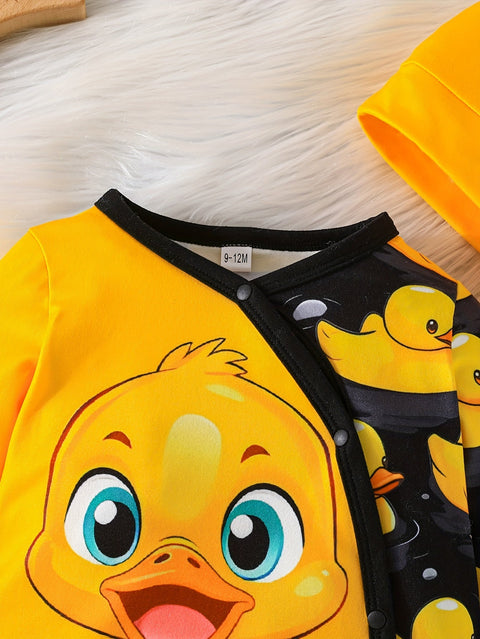Fröhlicher Enten-Overall - Für Bequeme Spielmomente