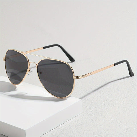 Pilotensonnenbrille für Herren – Zeitloses Design mit Metall und Kunststoff für den täglichen Gebrauch