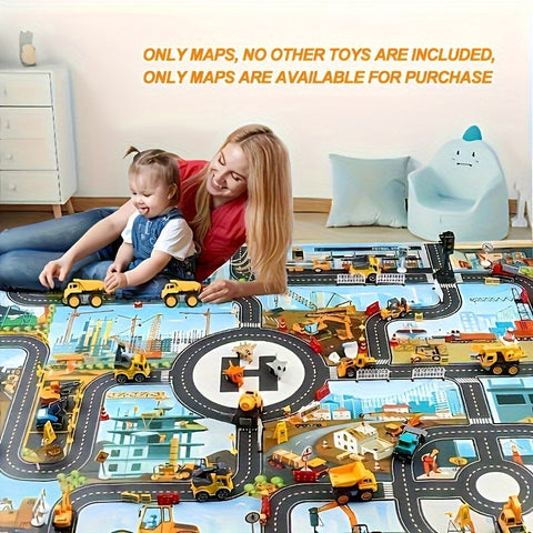 Bau- und Abenteuer-Spielteppich – Für kleine Entdecker und kreative Spieler