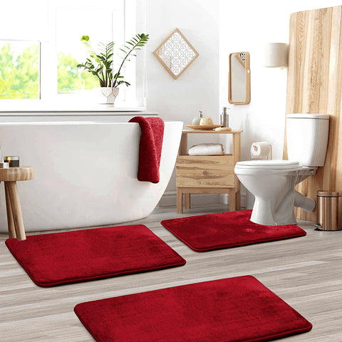 Weiches Memory-Schaum Badmatten-Set - Für Komfort und Luxus