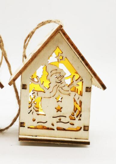 Holz Weihnachtsdekoration Set – Magisch und stimmungsvoll