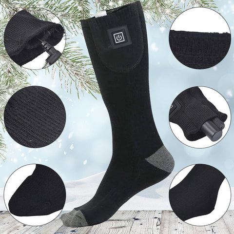 HeatWave Heizsocken – Wiederaufladbar, Warm und Bequem