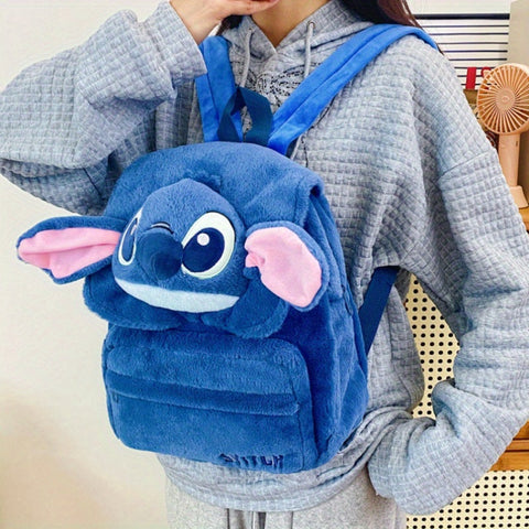 Disney Stitch Plüsch Rucksack für Kinder – Süß und Langlebig für Schule und Alltag