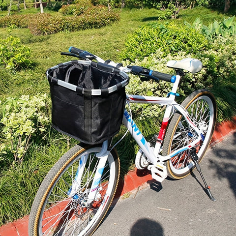 Faltbarer Fahrradkorb – Hohe Kapazität und Robuste Tragfähigkeit für Fahrräder und Tiere