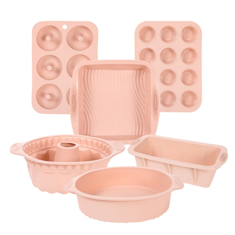 Komplettes Silikon-Bakformen-Set – Flexibel, Langlebig und Einfach zu Benutzen