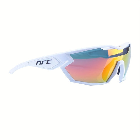 Polycarbonat Fahrradbrille mit 3 Gläsern – Winddichte Brille für Radfahren, Laufen und Outdoor-Aktivitäten