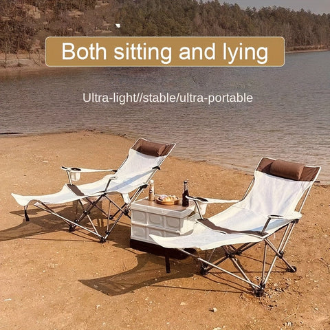 Leichter Faltbarer Strandstuhl – Ideal zum Campen, Angeln und Entspannen