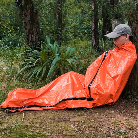 SurviveMate Notfall Schlafsäcke - Wasserdichte Isolierung für Camping