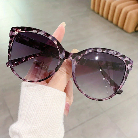 Luxe Cat-Eye Sonnenbrille für Damen – Übergroß und Stilvoll für Sonnige Tage