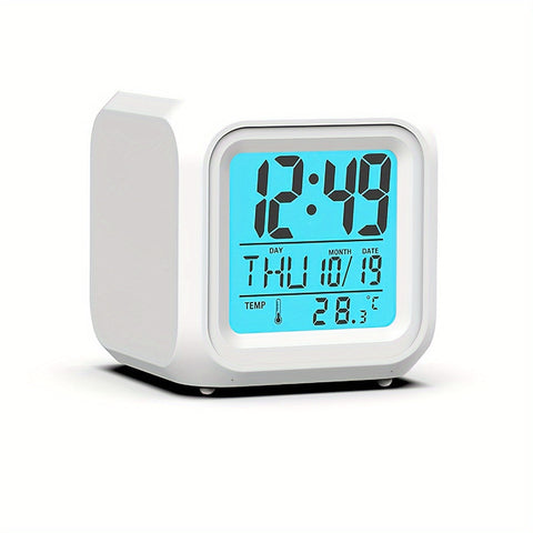 LED Digitale Wecker – Temperaturanzeige und Wettervorhersage, Stille Funktion