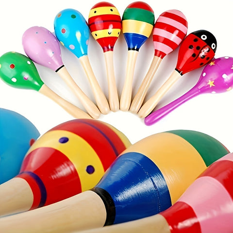 MelodyWood Holzmaraca - Spielerisches Musikinstrument für Kinder