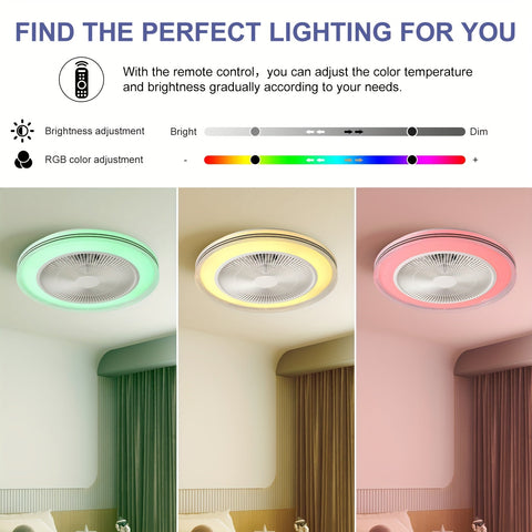 LumiCool RGB Deckenventilator – Frisch und Gemütlich