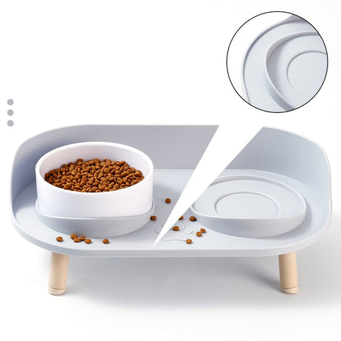 Erhöhte Doppelte Futterschüssel für Haustiere – Komfortables und Gesundes Essen für Katzen und Hunde