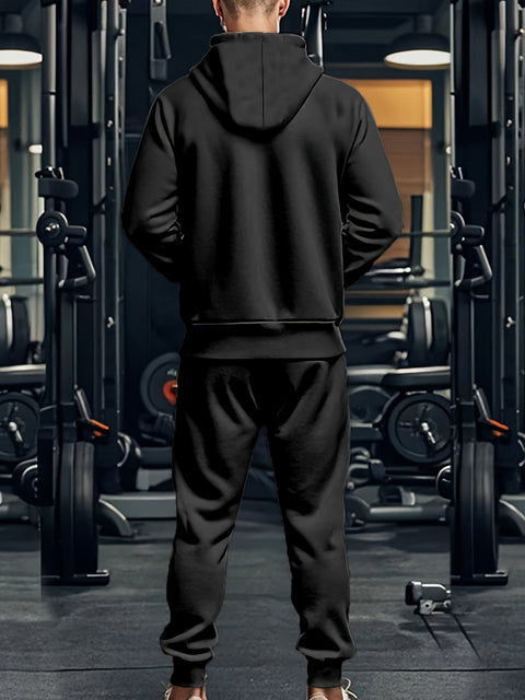 Herren Sportliche Hoodie und Hose Set – Bequem und Stilvoll für Sport und Freizeit
