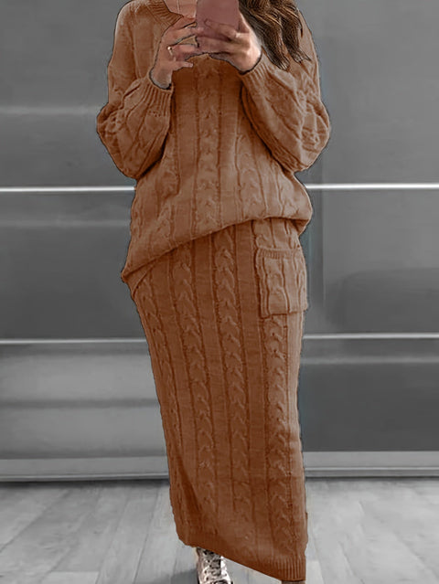 Luna Plus-Size Sweater Set - Bequem und Stilvoll für den Herbst & Winter
