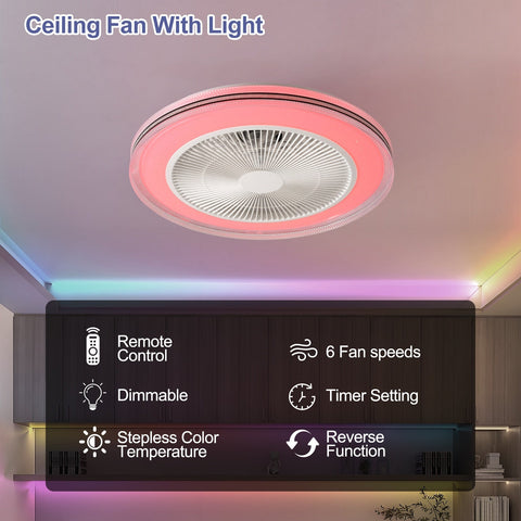 LumiCool RGB Deckenventilator – Frisch und Gemütlich