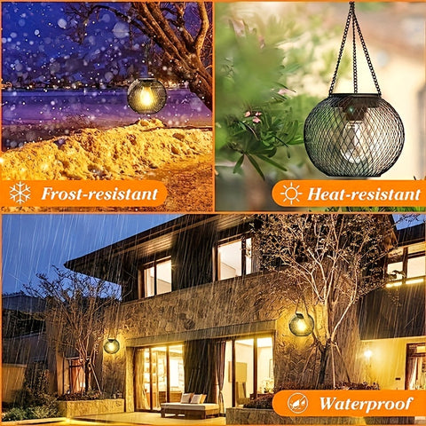 Hölzerne Solar Gartenlaterne – Ideal für Abendbeleuchtung im Garten