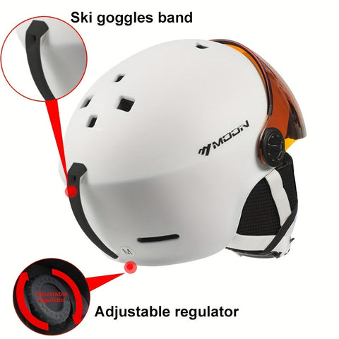 Hochwertiger Skihelm mit Abnehmbaren Teilen – Sicher und Komfortabel für Außenaktivitäten
