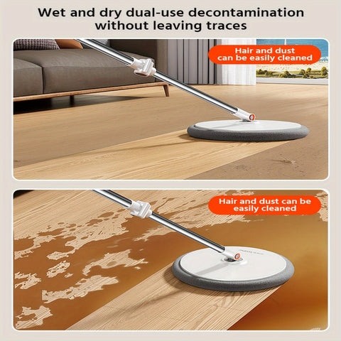FlexiClean Spin Mop Set – Handsfree, Verstellbar und Effizient Reinigen