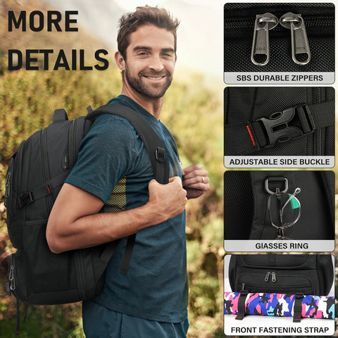 Multifunktionaler Rucksack - Geräumig, praktisch und ideal für Arbeit oder Reisen