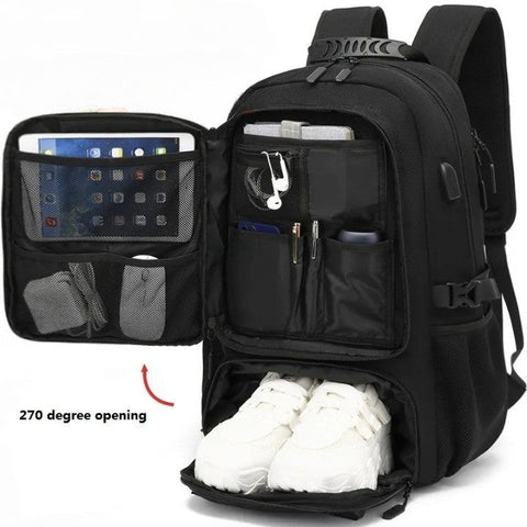 TechTrek Pro Explorer Rucksack – Geräumig und Clever Vernetzt