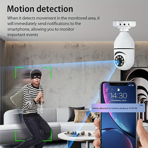 VisionGuard Smarte Lampenkamera - Für Sicherheit und Komfort im Haus
