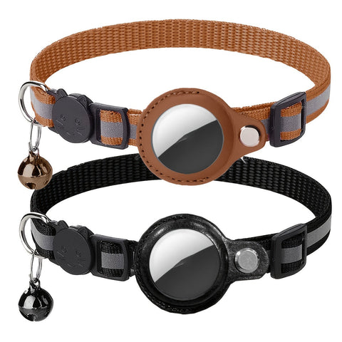Reflektierendes Katzenhalsband – Sicherheitsverschluss und Glocke für zusätzliche Sichtbarkeit