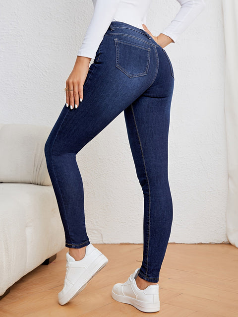 Emma Casual Skinny Jeans - Stilvoll, Bequem und Perfekt für Herbst & Winter