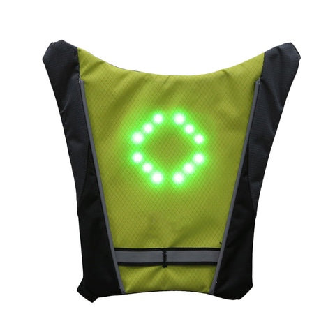 CycleBright Weste - Sicher und Sichtbar Fahrradfahren mit Blinkern