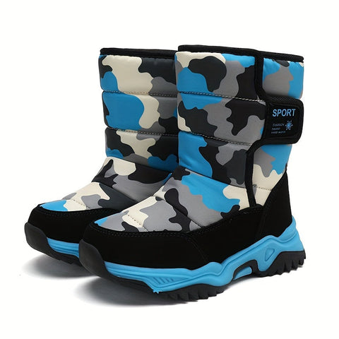 Trendige Camouflage Schneestiefel - Für Abenteurer